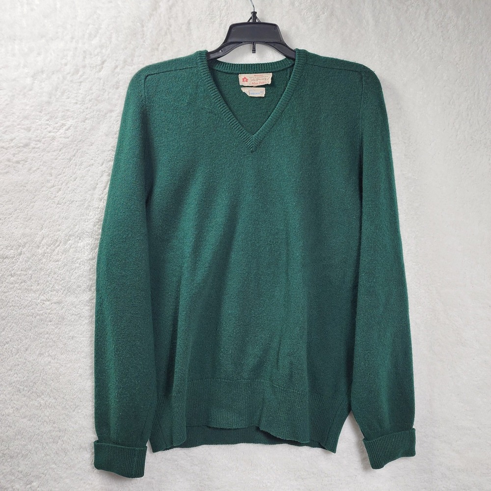 Vintage Alan Paine England 100% Pure Lambswool Sweater Old Money Mens 42 Large